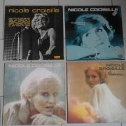 4 vinyles disques 33t nicole croisille 