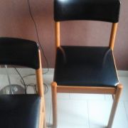 Deux Chaises ancienne années 60's simili cuire