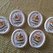 Plaque Porte (x6) Maison Moustiers