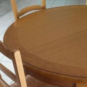 Belle table et chaise en chêne clair