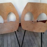 2 chaises Jason par Carl Jacobs pour Kandya, 1950