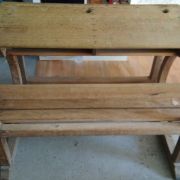 Pupitre ancien d école