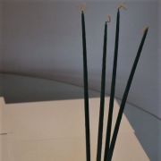 lot de deux bougeoirs en cristal 