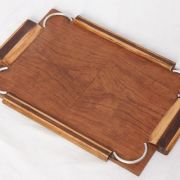 Plateau en bois vintage