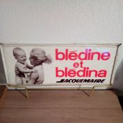 Plaque publicitaire Bledina 