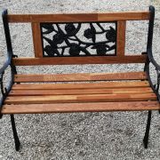 Banc en fonte et bois