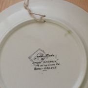 Assiette céramique decorative faite main LINDOS KERAMIK 