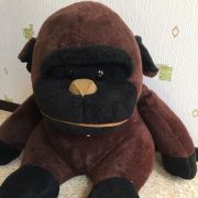 Peluche gorille ancienne 70 cm de hauteur