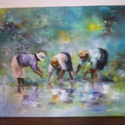 Huile sur toile  RAKATOMALALA 