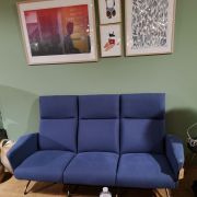 Canapé vintage MIDCENTURY issu du film LE REDOUTABLE !