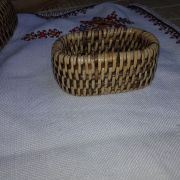 10 rond de serviettes en rotin