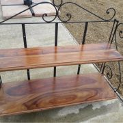 ETAGERE MURALE  FER FORGE