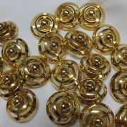 lot de 20 boutons doré vintage 1975