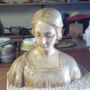 buste de femme en platre