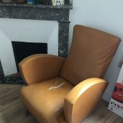 Fauteuil d’époque année 60 à rehousser 