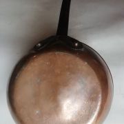 grosse louche métal cuivré