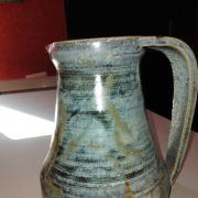 Cruche pichet broc terre cuite unique fait main