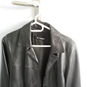Veste cuir couleur noir longueur 70 cm