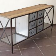 Meuble industriel à 6 tiroirs