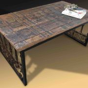 Table basse « jaune »