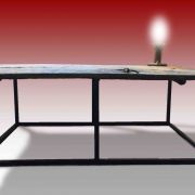 Table basse « serrure »