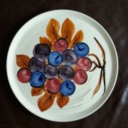 Plat à tarte motif les raisins