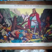 TABLEAU SCOLAIRE EN BOIS ANNEE 1950