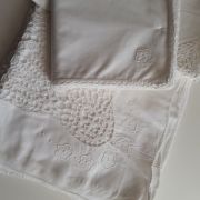Nappe Pur Coton Et Dentelle De Burano Faite Main