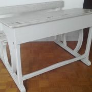 Pupitre d'écoliers 30's rénové 