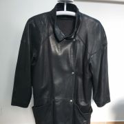 Veste MAC DOUGLAS cuir véritable doublure laine et cashmere