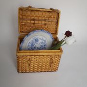 Boite à pique-nique en osier