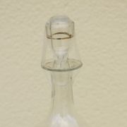 Carafe émaillée - Fleurs jaunes et feuillage