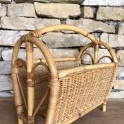 Porte revue en Bambou vintage année 1960