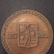 Médaille bronze de André-Henri Torcheux pour Syndicat Eaux