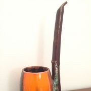Vallauris forme de pipe haute : cendrier ou vase vintage
