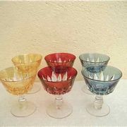 Set 6 petites coupes en cristal