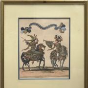 Estampe en couleurs, XXème