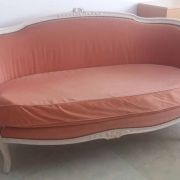 Canapé corbeille de style louis XVI 