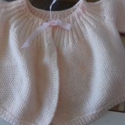 gilet rose naissance