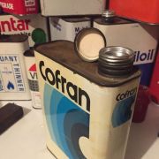 Bidon huile COFRAN ancien Plein scellé