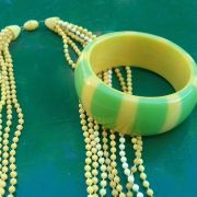 Ensemble collier bracelet vintage