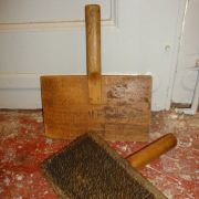 Brosse à Laine Ancienne lot de 2