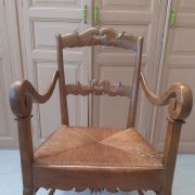 Fauteuil crosse vintage 
