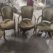 Fauteuils Voltaire à restaurer (lot de 4)