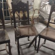 Chaises anciennes à restaurer (lot de 3)