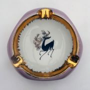 CENDRIER publicitaire vintage⎮verrerie Lemal Lionne⎮art deco