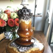 Pied de lampe céramique vintage