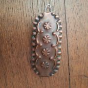 Barrette en cuivre vintage 