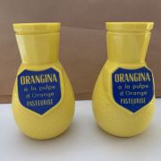 Lot de 2 porte-pailles ORANGINA collector 