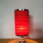 Lampe année 70 orange 